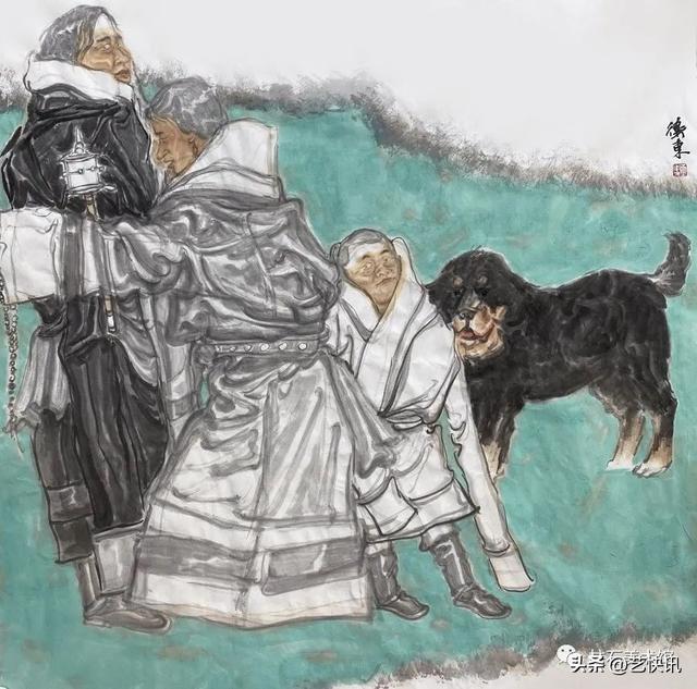 国画大写意人物画欣赏，写意人物画 ， 巫卫东