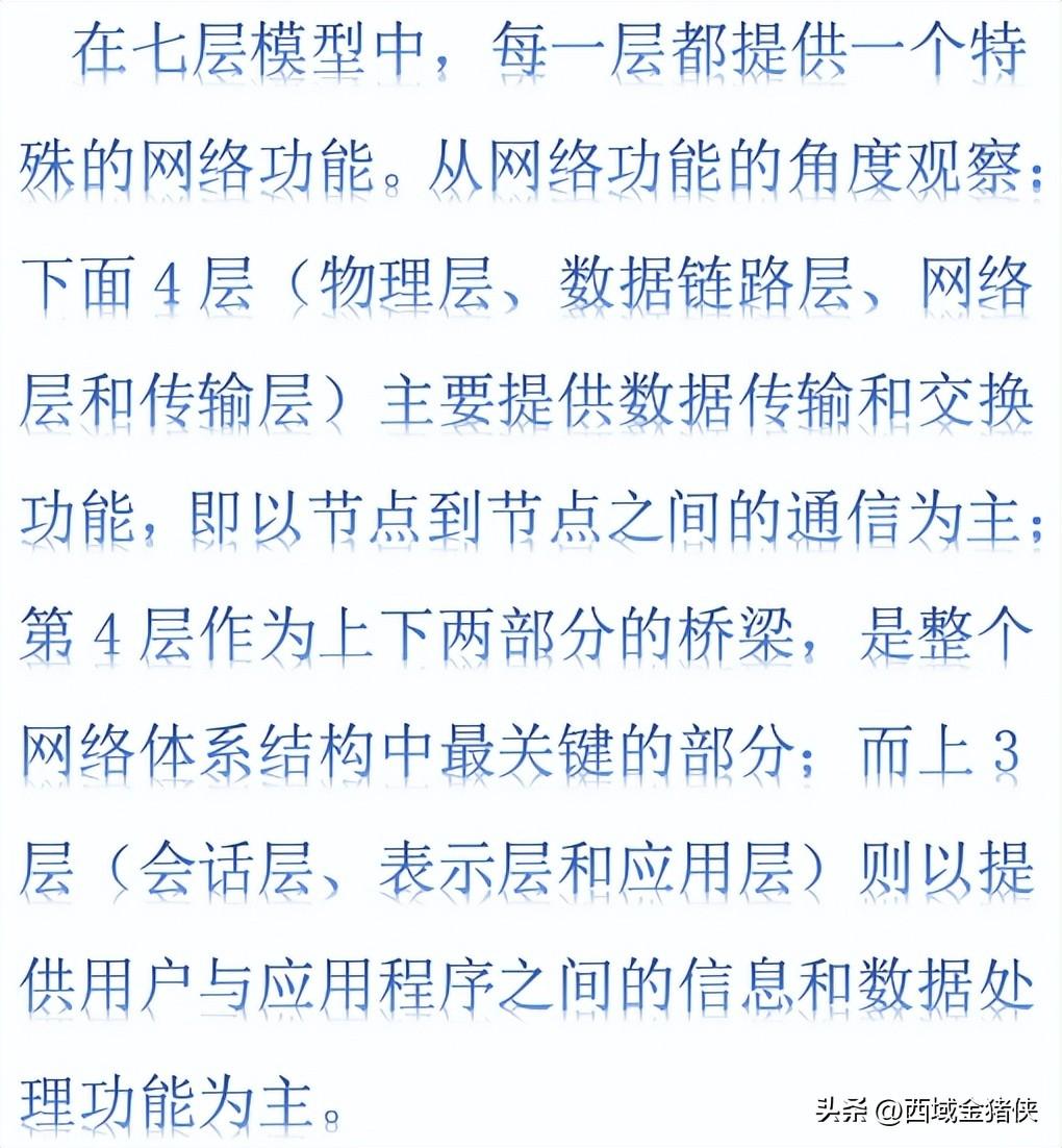 osi七层模型各层的设备_osi七层模型的协议