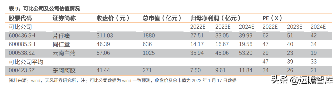 山东东阿阿胶股份有限公司（阿胶行业龙头）