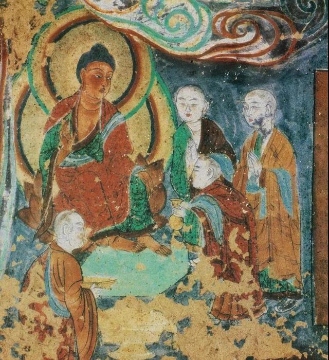 敦煌壁画图片大全，敦煌飞天壁画高清图（敦煌壁画对于中国画坛的影响）
