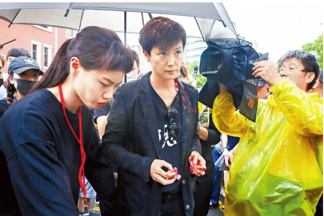 何韵诗短发图片，何韵诗演过什么电影（曾叫嚣让联合国把中国除名的何韵诗终于被抓了）