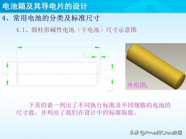 pro e教程，proengineer画图教程（Proe/Creo电池箱及其导电片的设计）
