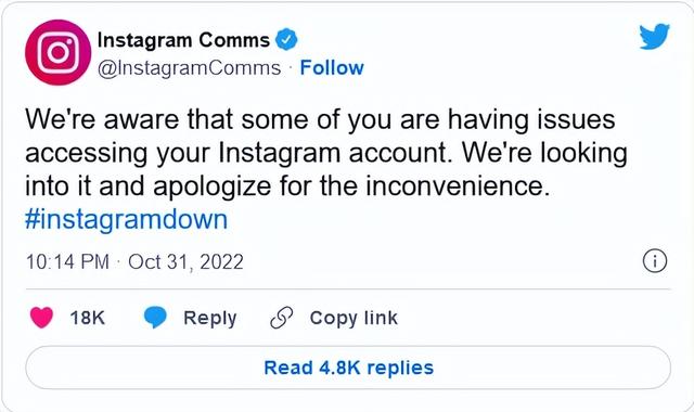 为什么ins一直创建不了账户，ins为什么注册不了（Instagram的意外故障通知数百万人他们的账户被暂停了）