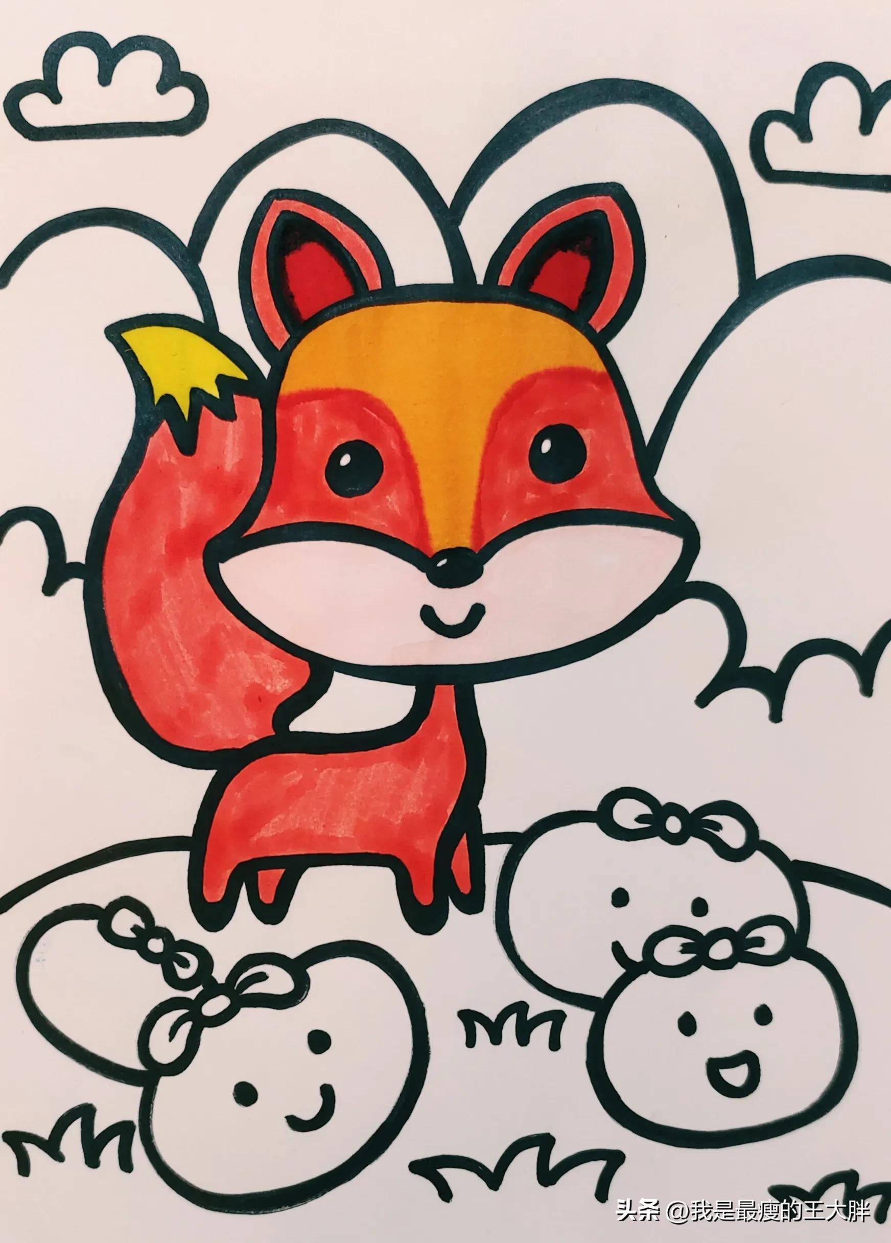 图画动物,儿童小动物简笔画-生肖-荣耀易学