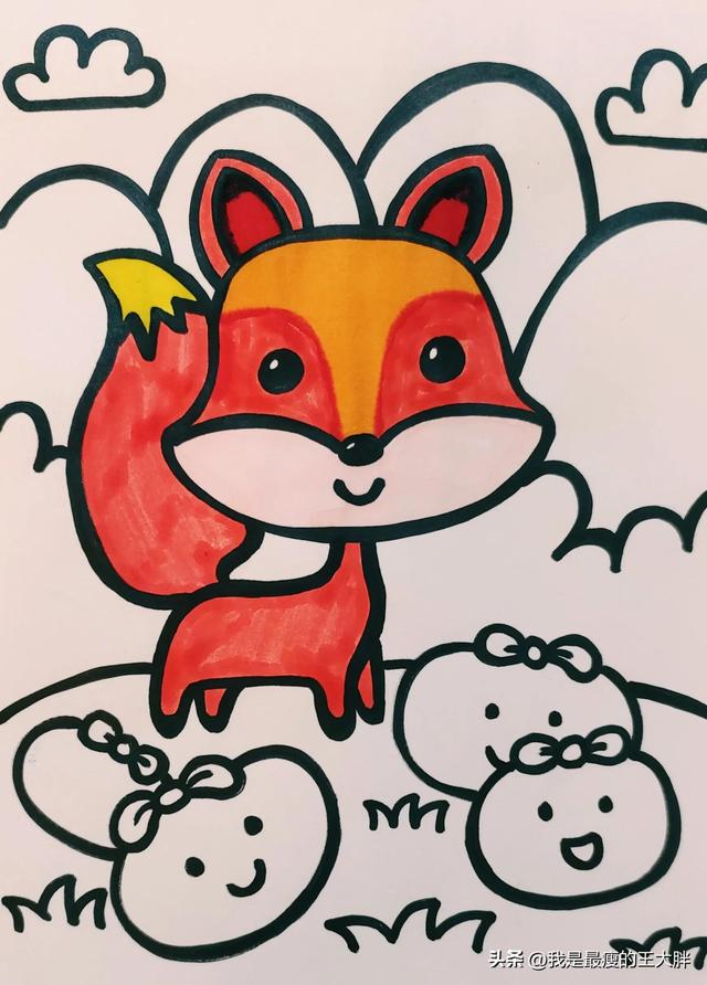 5-7岁幼儿学画画教程，5-8岁儿童学画画（儿童小动物简笔画）