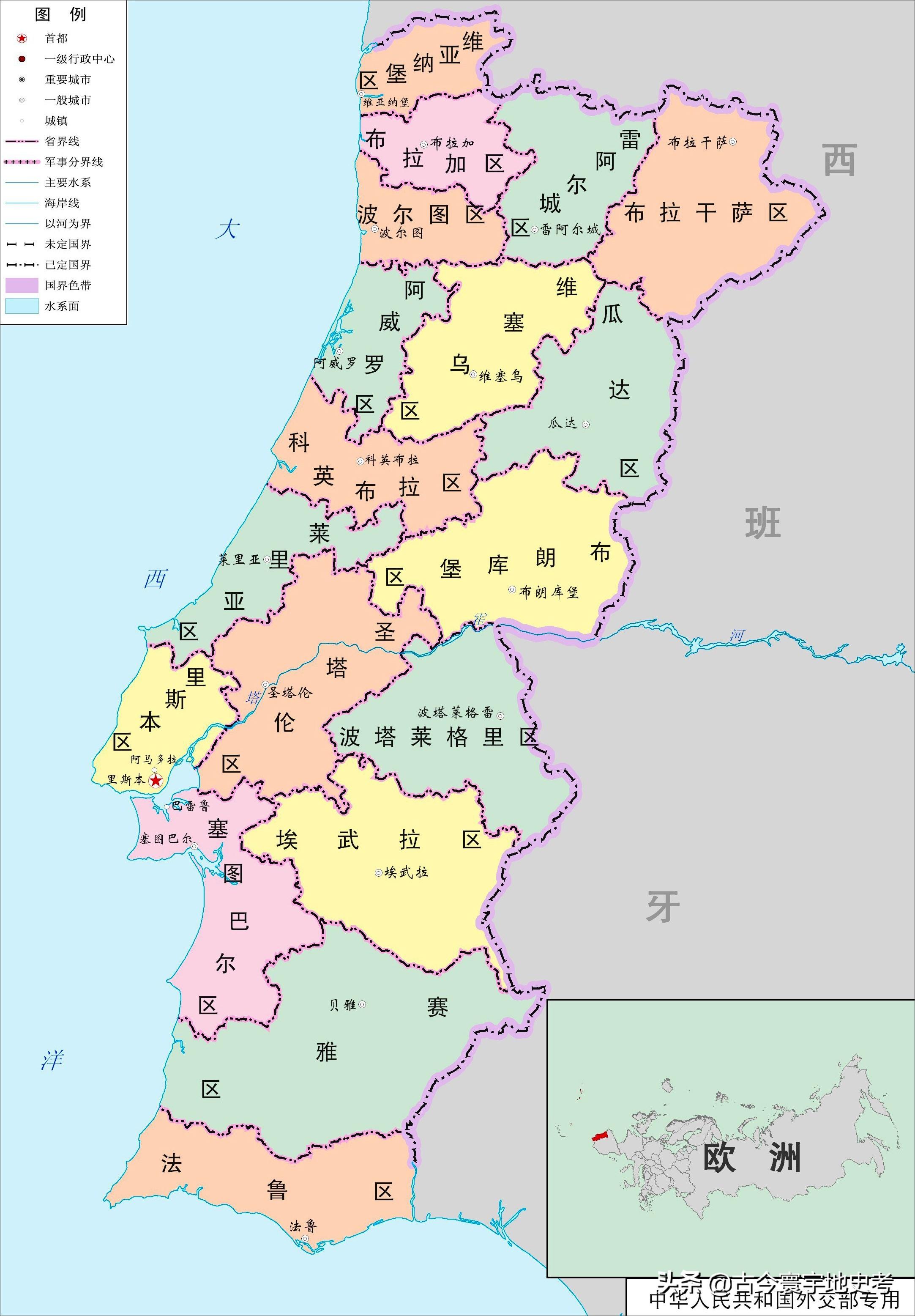 西欧有哪些国家，西欧有哪些国家组成 西欧包括哪些国家（欧洲各国行政区划图）