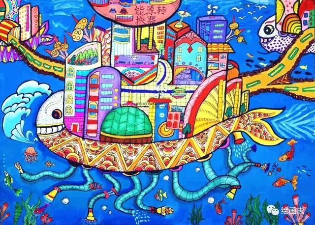 未来的科幻主题绘画简单，科幻画主题系列作品20张