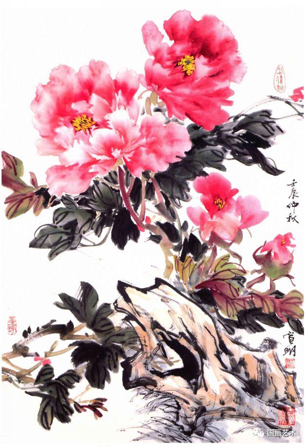 如何画写意牡丹花头(初学国画牡丹花头画法 写意) - 彝家农业网