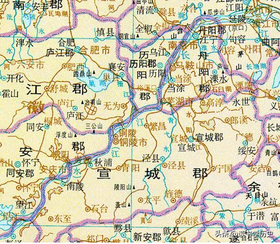 安徽芜湖在地图上的位置，了解安徽省芜湖市从古到今的历史变迁