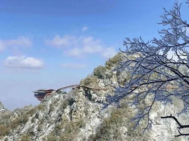 陕西省渭南市少华山景点，用美景温暖整个寒冬