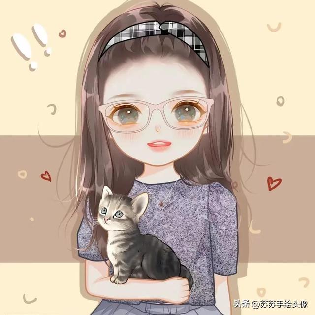 卡哇伊头像 超萌女生，卡哇伊女头微信（呆萌可爱的女生卡通头像）