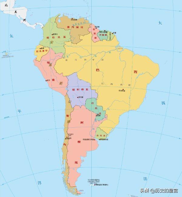 拉美国家有哪些，拉美国家有哪些城市（北美洲、南美洲、中美洲、拉丁美洲）