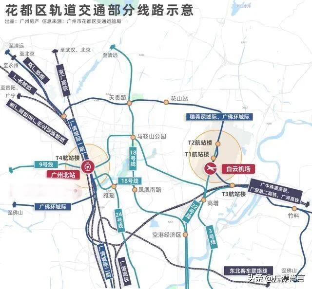 广州地铁新线路图，广州地铁29号线最新规划线路图（白云、花都、番禺的居民要开心啦）