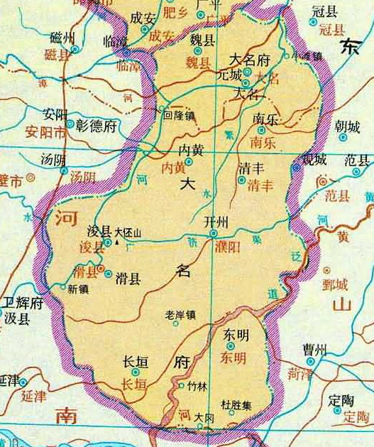 濮阳原来叫什么州，通过地图了解濮阳市的历史变迁