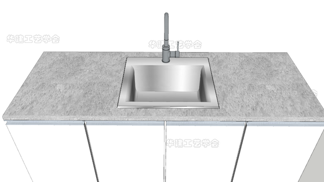 水槽安装步骤方法，水槽安装位置图片（橱柜水槽安装工艺HJSJ-2022）