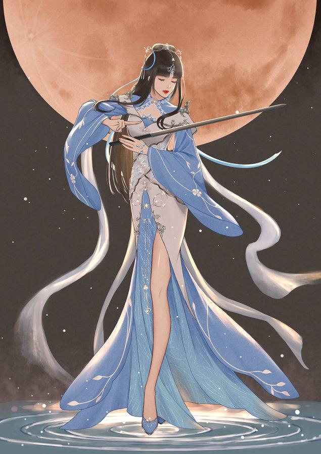 神仙背景图，微信头像，神仙背景图（古风头像壁纸/真的是神仙颜值耶）