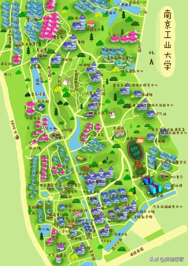 江苏理工学院地图高清图片