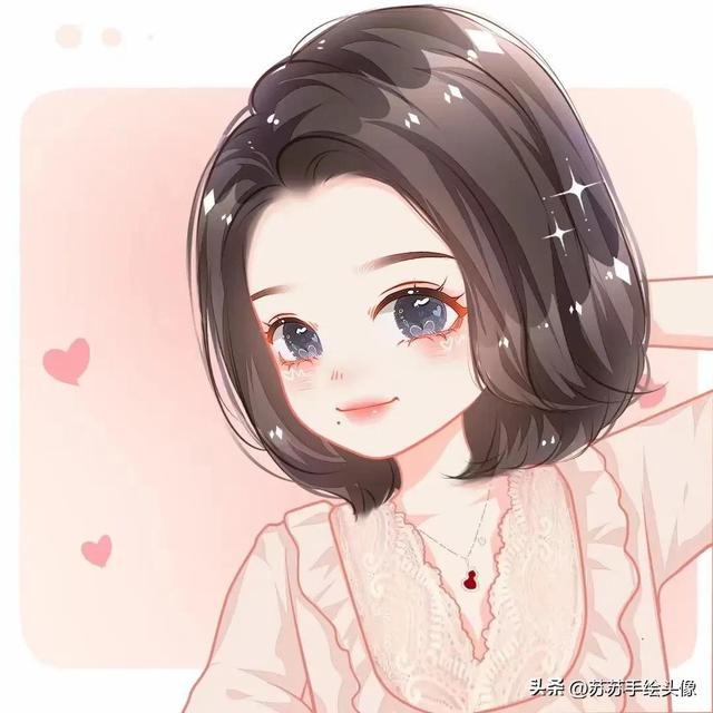 女生微信头像可爱卡通，适合女生的微信头像可爱萌卡通（可可爱爱的女生卡通头像）