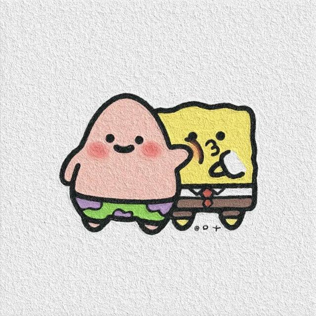 海绵宝宝人物，顾云曦.可爱海绵宝宝动画片人物微信（海绵宝宝和派大星动漫头像）