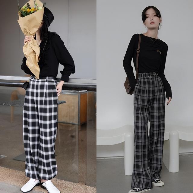 格子裤怎么搭配上衣，格子裤怎么搭配上衣夏天（比裙子时髦、比短裤好穿）