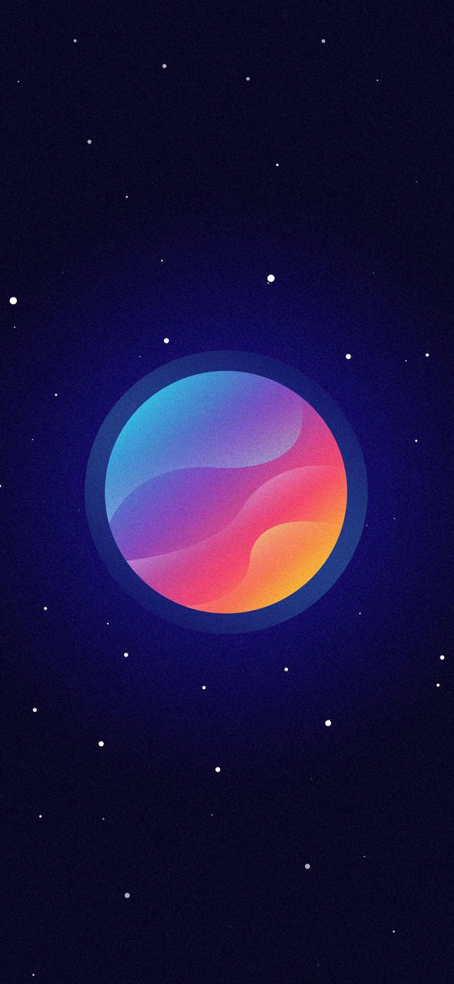 粉色星球星空宇宙壁纸，感受暗夜星空中宇宙浩渺