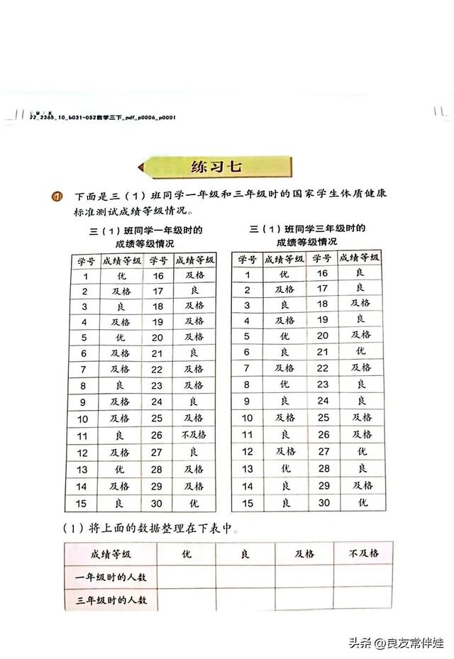 人教版三年级下册数学电子课本，小学数学三年级下册教材电子版