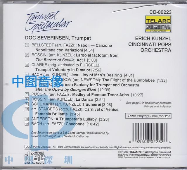 刘汉盛榜单，刘汉盛榜单100碟目录（“高音乐器之王”小号专辑鉴赏）