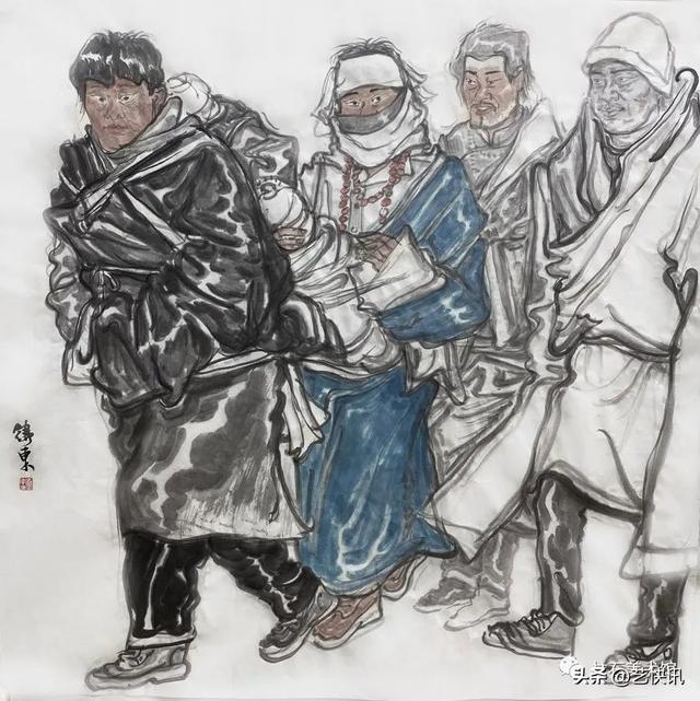 国画大写意人物画欣赏，写意人物画 ， 巫卫东