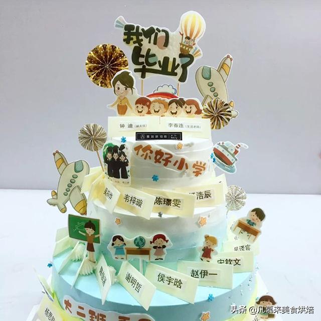 8寸和10寸的蛋糕比较图，8英寸蛋糕等于多少寸10寸吗（100款毕业蛋糕图片合集）