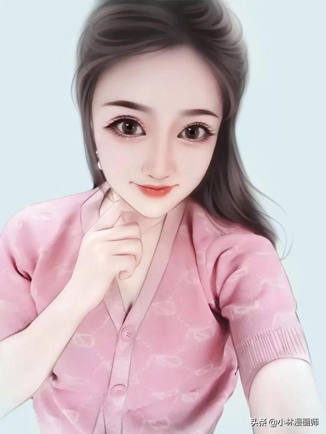 女生漫头，微信头像，女生漫头（女生手绘漫画微信头像）
