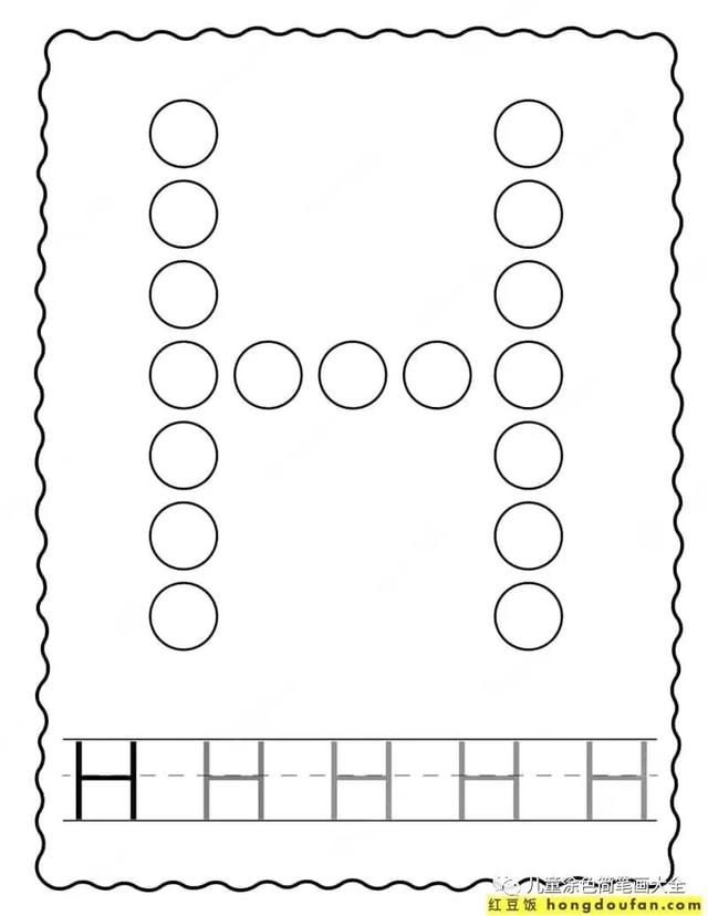 拇指画创意图片大全，抖音上大拇指赞的简笔画（78张为学前孩子准备的卡通兔子英文26个字母描红作业免费下载）