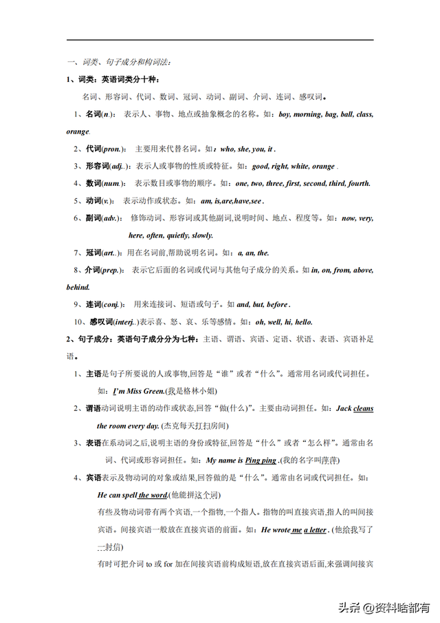 初中英语语法书，推荐几本初中英语语法书（最完整的初中英语语法大全）