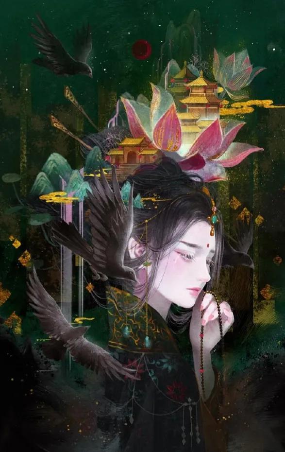 如何画古风美女，怎样绘画古代美女（看一眼就想收藏的古风手绘）