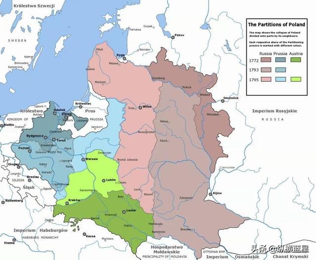 波兰分成了哪两个国家，波兰分为哪两个国家（波兰到底做了啥导致被四次瓜分）