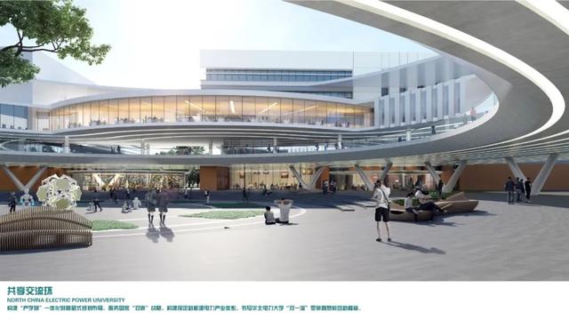 保定华电新校区规划图，华北电力大学保定校区置换建设总体规划设计方案