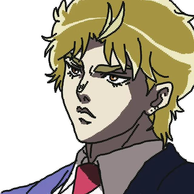 JOJO的奇妙冒险 迪奥DIO 世界 自截 头像微信，JOJO的奇妙冒险 迪奥DIO 世界 自截 头像（jojo主角头像）