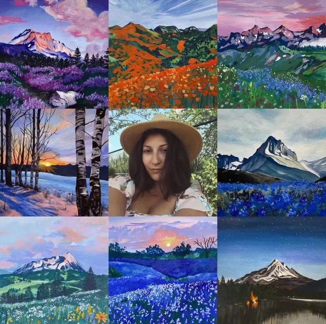 水粉风景写生步骤图，水粉风景画初学者（Akouri）