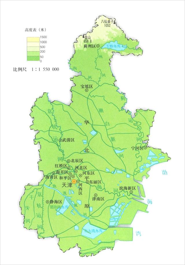 河北地图全图高清版大图，河北省卫星地图高清版大图最新版（漂亮简洁的中国各省区地形地势高清地图）