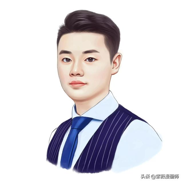 手绘帅气男生头像微信，手绘帅气男生头像（换一换你的微信头像吧）