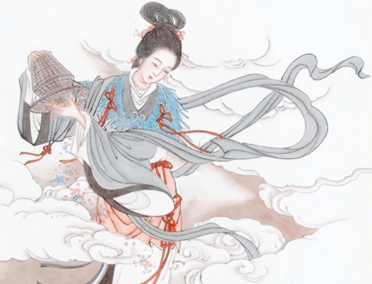 原来玉荷根本不是凡人,而是天上蟠桃园里的仙女,她因贪嘴偷吃了蟠桃