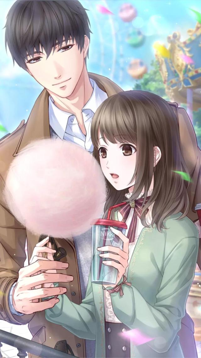 情侣动漫壁纸系，动漫情侣墙纸（，爱情本不公平，就看你觉得公不公平图片）