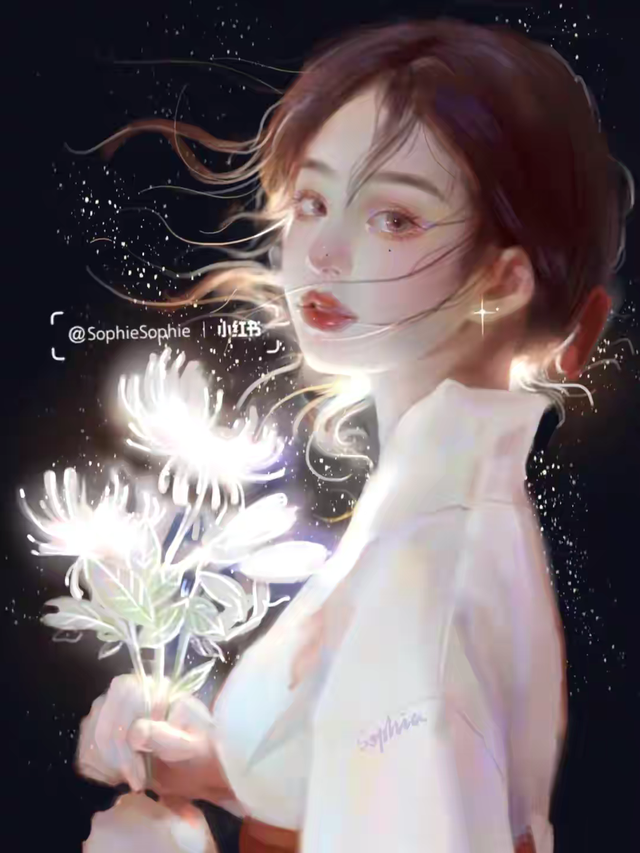 女生手绘头像。微信，女生手绘头像。（超有灵气的手绘女生头像）