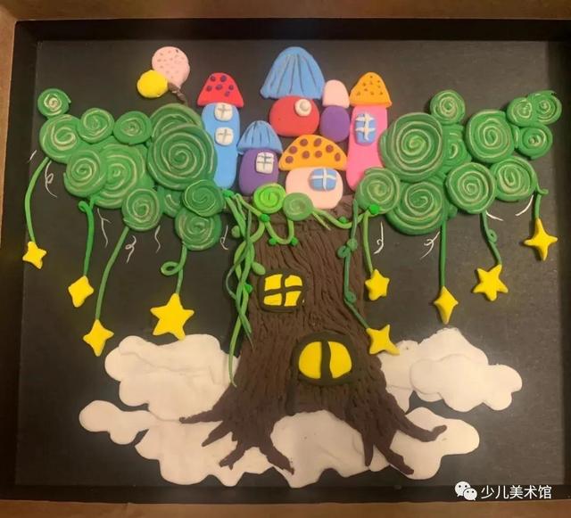 儿童diy手工画6-8岁，让孩子爱上黏土手工制作教程