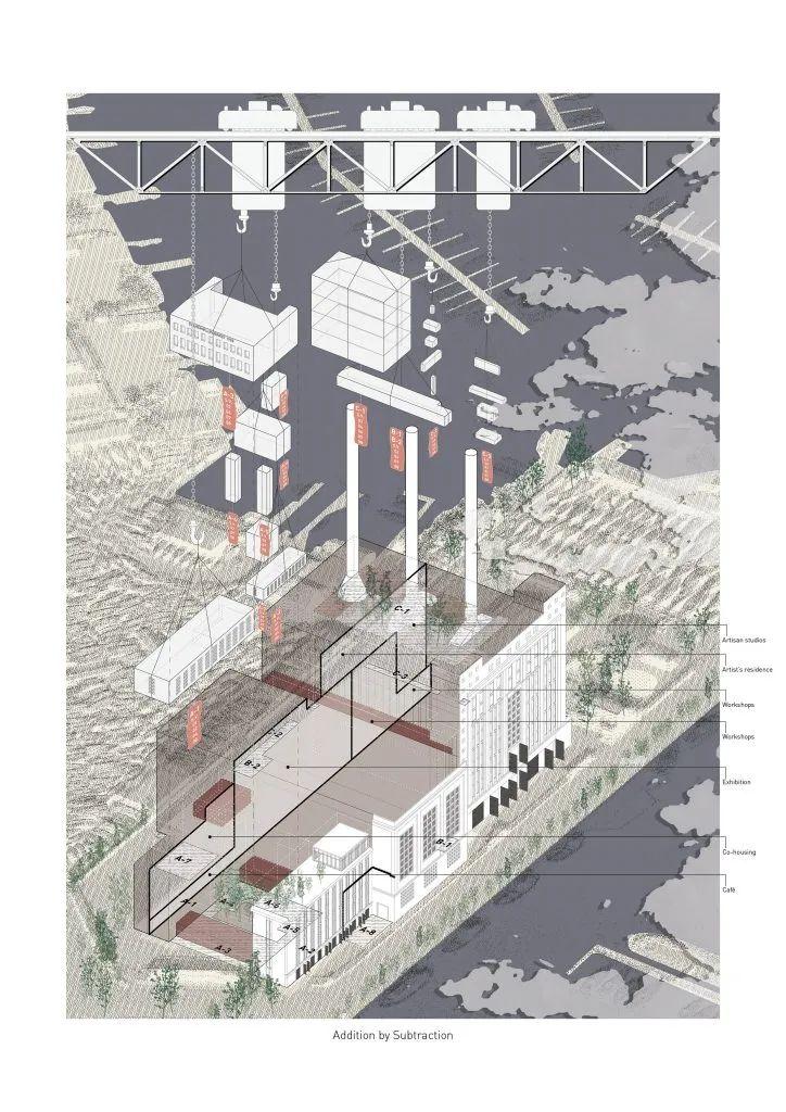 青岛北港学院（北欧神校奥胡斯建筑学院学生作品）