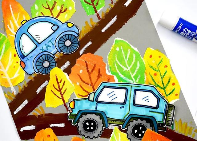 画汽车简单画法，怎么快速画一辆简易小汽车（秋季创意艺术课程《不负好时光）