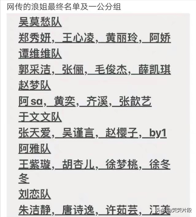 乘风破浪的姐姐所有歌曲名，乘风破浪的姐姐歌曲名字（《浪姐》1、2、3季的嘉宾阵容）