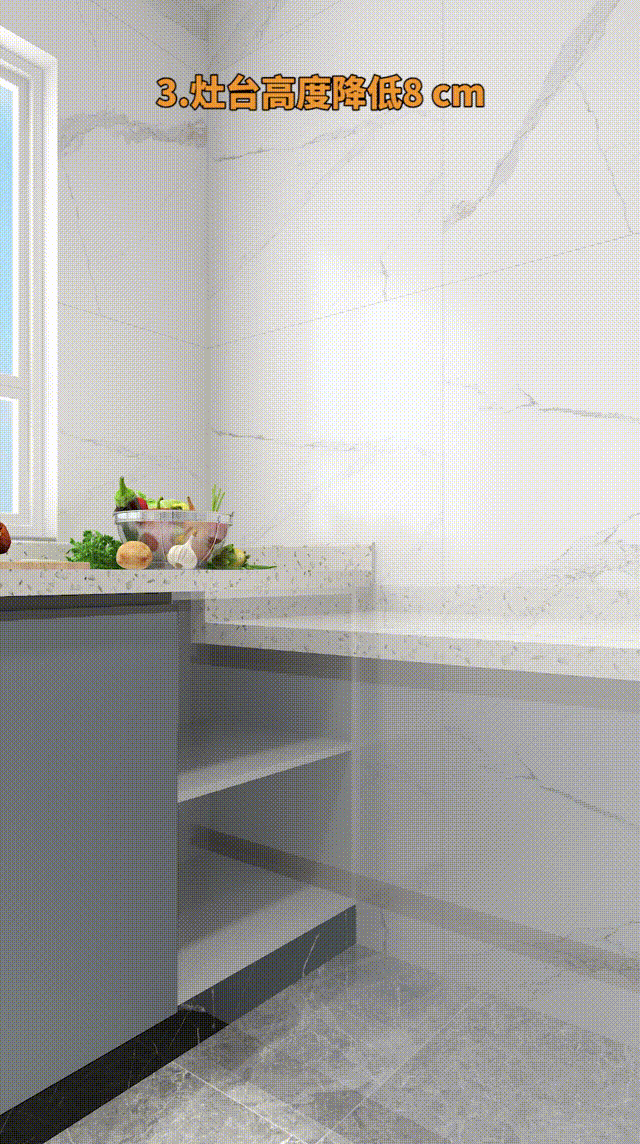 厨房吊柜尺寸常规尺寸，橱柜台面宽度尺寸规格大全（一看就秒懂的厨房装修黄金尺寸）