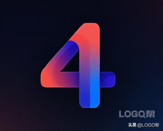 数字4在田字格的正确写法，数字3在田字格的正确写法（近百张数字“4”主题LOGO设计）