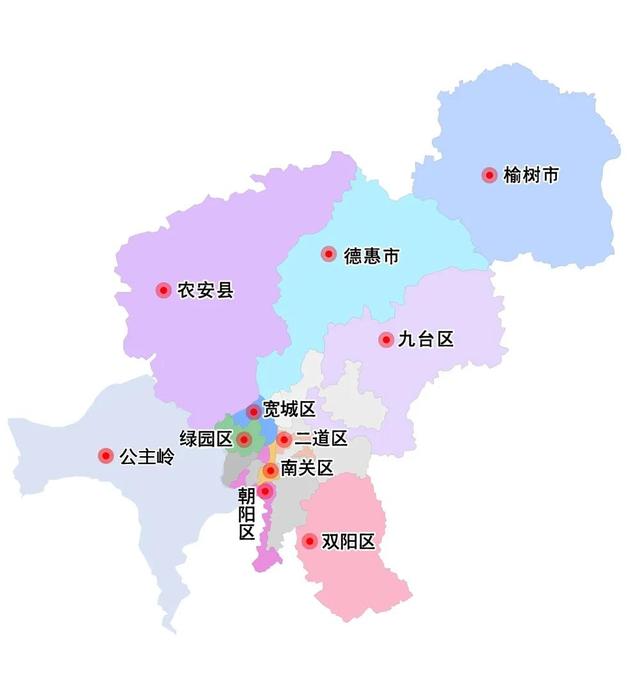 长春市外五县是哪五县,长春市外五县是哪五县人口(长春17区县常住人口