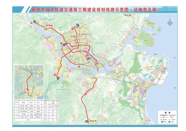 福州地铁规划图，福州地铁三号线最新规划图（涉及3号、8号、S1线等）